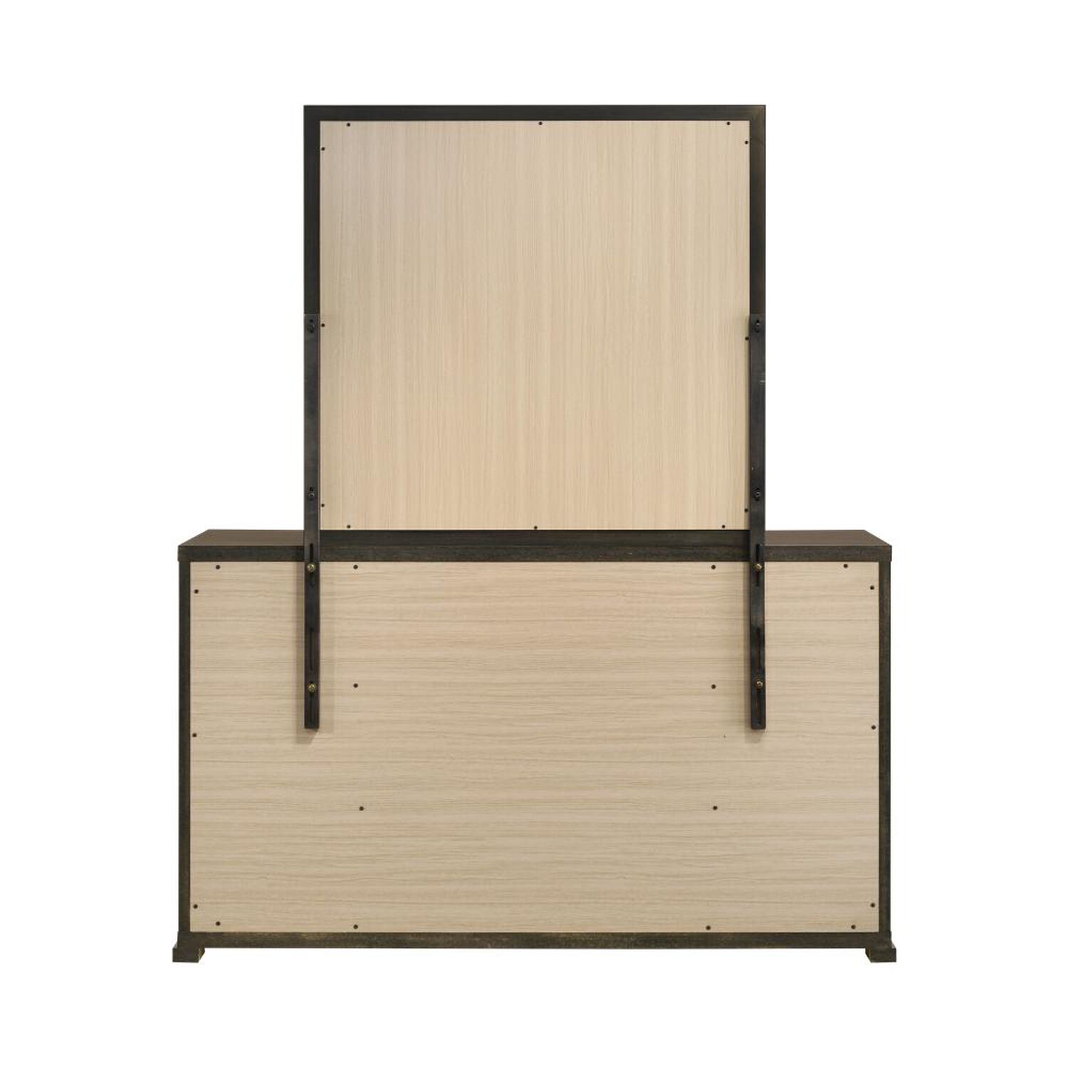 Cama Casaideal Austral 2 Plaza + Respaldo + C&oacute;moda Espejo / 6 Cajones image number 10.0